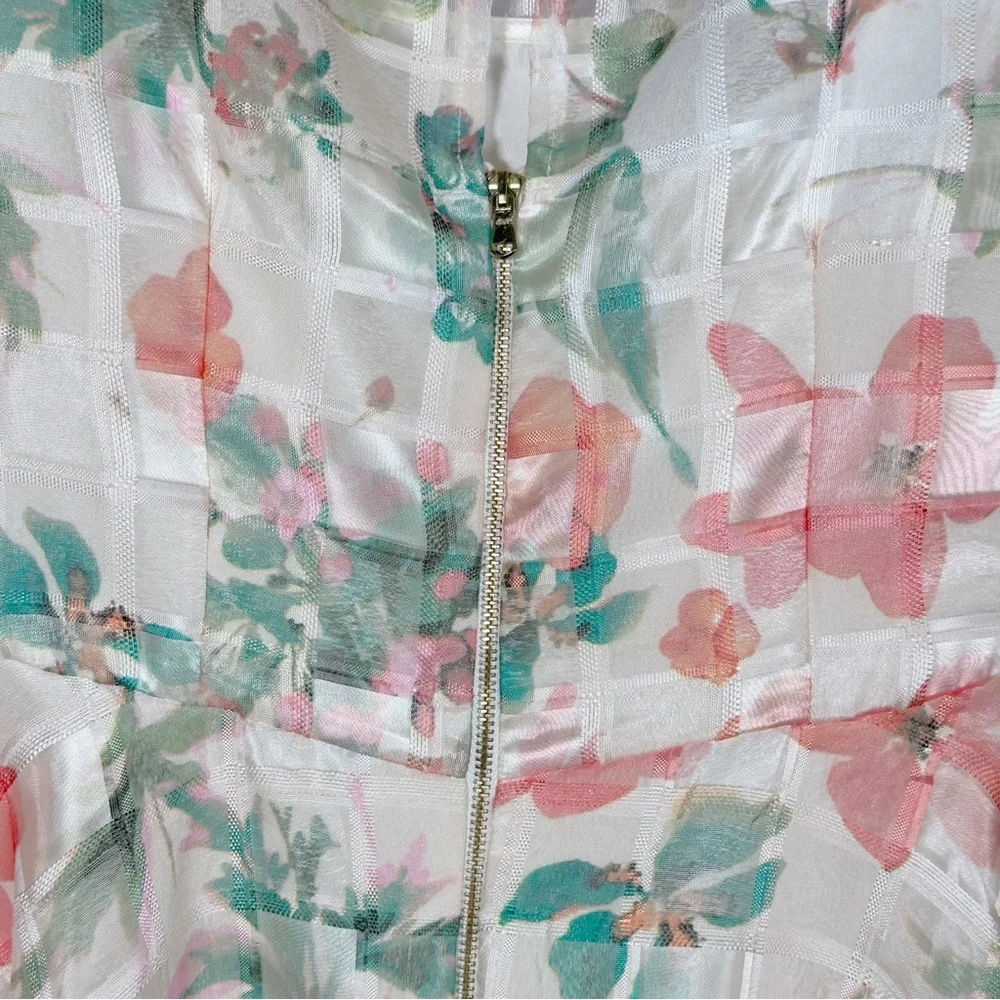 Julian Taylor Floral Sleeveless Dress - Picture 6 of 8
